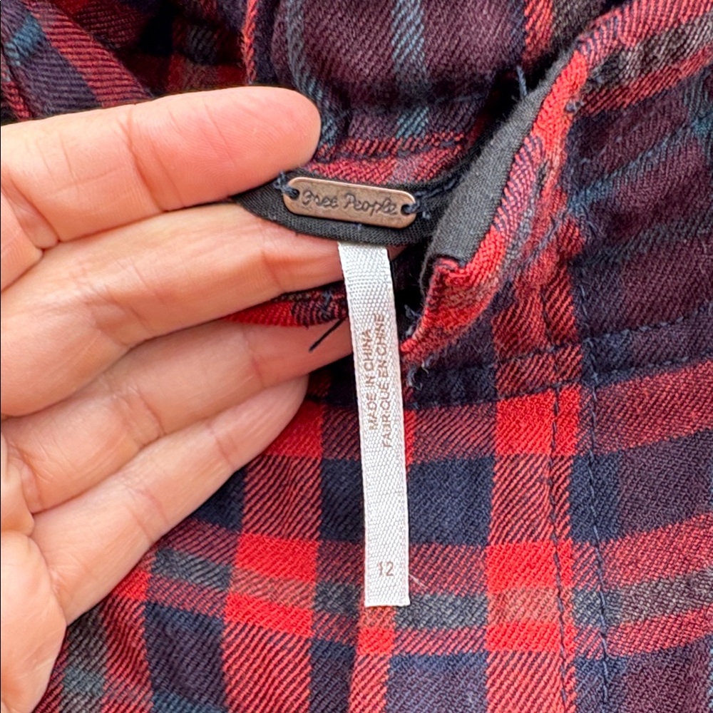 Free People Here and There Plaid Pants - Picture 8 of 10